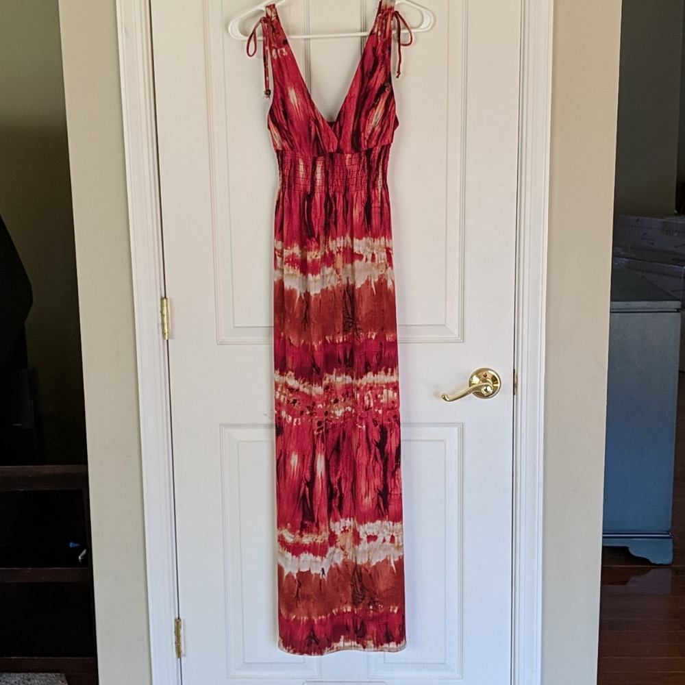 Bisou Bisou Tie Dye Maxi Dress